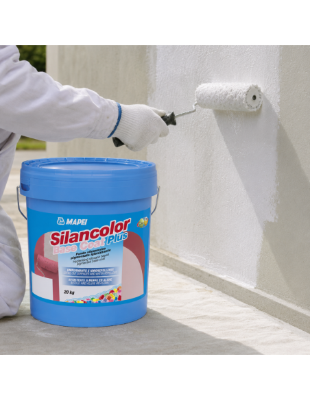 MAPEI Silancolor Base Coat Plus Fondo Silossanico Igienizzante Uniformante 20Kg
