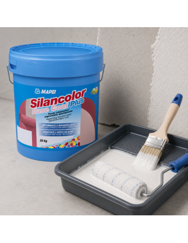 MAPEI Silancolor Base Coat Plus Fondo Silossanico Igienizzante Uniformante 20Kg