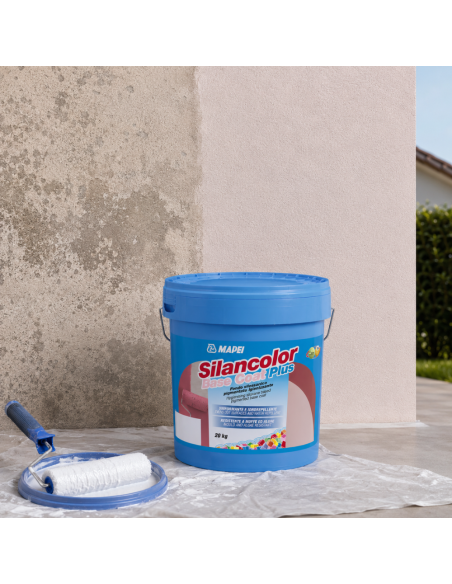 MAPEI Silancolor Base Coat Plus Fondo Silossanico Igienizzante Uniformante 20Kg