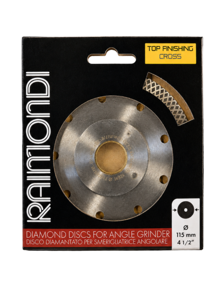 Disco Diamantato CROSS Ø115 mm F22.2 Per Materiali Duri