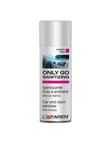 Faren ONLY GO SANITIZING Spray Igienizzante Per Auto E Ambienti 200 ml