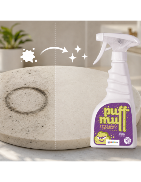 Puff Muff Detergente Profumato Per Macchie Nere E Aloni Su Pareti 0.5 L CROMIKA - foto 6
