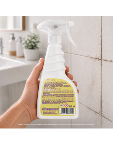 Puff Muff Detergente Profumato Per Macchie Nere E Aloni Su Pareti 0.5 L CROMIKA - foto 7