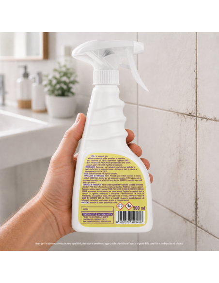 Puff Muff Detergente Profumato Per Macchie Nere E Aloni Su Pareti 0.5 L CROMIKA - foto 7