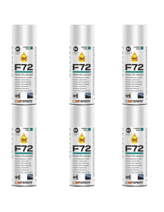 Faren F72 Olio Silicone Spray 400ml Lubrificante Idrorepellente Metalli 6 Pezzi