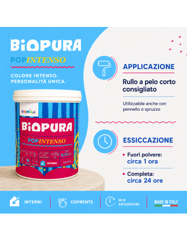PopIntenso Palestra E Decori Interni Pittura Murale Lavabile E Coprente Cromika