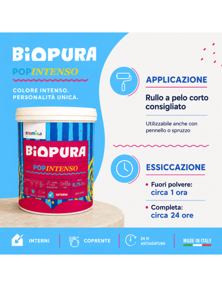 PopIntenso Palestra E Decori Interni Pittura Murale Lavabile E Coprente Cromika