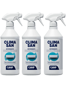CAMP Climasan Detergente Per filtri E Componenti Climatizzatori 750 ml 3 Pezzi
