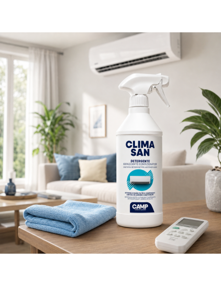 CAMP Climasan Detergente Per filtri E Componenti Climatizzatori 750 ml 3 Pezzi
