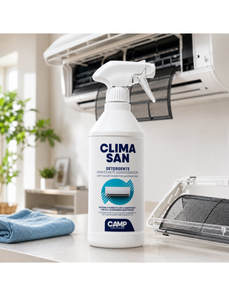 CAMP Climasan Detergente Per filtri E Componenti Climatizzatori 750 ml 3 Pezzi