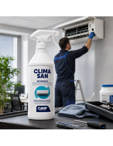 CAMP Climasan Detergente Per filtri E Componenti Climatizzatori 750 ml 3 Pezzi
