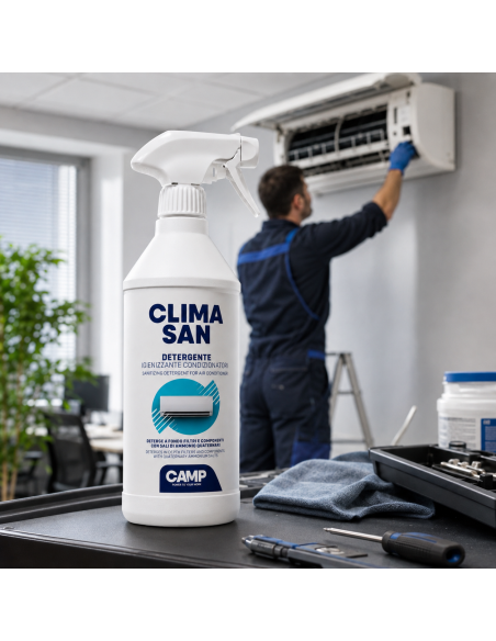 CAMP Climasan Detergente Per filtri E Componenti Climatizzatori 750 ml 3 Pezzi