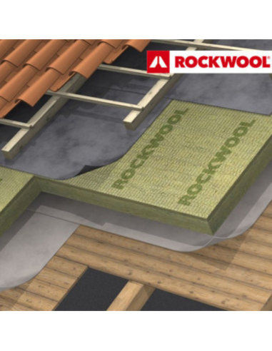 Lana roccia Frontrock 120x60x10 4 Fogli λ 0,035 Cappotti Termici Isolamento Pareti