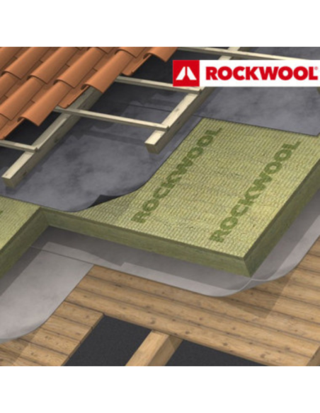 Lana roccia Frontrock 120x60x10 4 Fogli λ 0,035 Cappotti Termici Isolamento Pareti