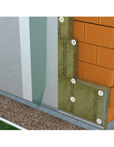 Lana roccia Frontrock 120x60x10 4 Fogli λ 0,035 Cappotti Termici Isolamento Pareti