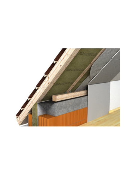 Lana roccia Frontrock 120x60x10 4 Fogli λ 0,035 Cappotti Termici Isolamento Pareti