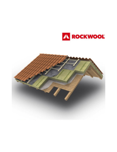 Lana roccia Frontrock 120x60x10 4 Fogli λ 0,035 Cappotti Termici Isolamento Pareti