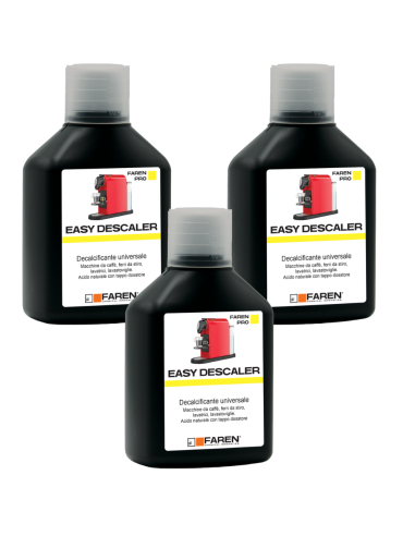EASY DESCALER Decalcificante Universale Per Elettrodomestici 500 ml 3 Pezzi - FAREN