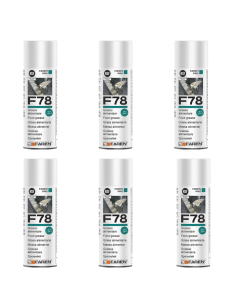 F78 Grasso Spray Alimentare FDA Atossico Antiossidante 400 ml 6 Pezzi - FAREN