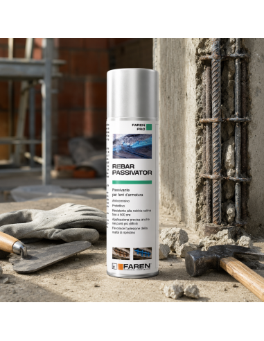 REBAR PASSIVATOR Protettivo Per La Protezione Dei Ferri D’Armatura 500 ml FAREN - foto 2