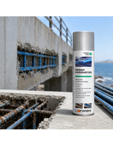 REBAR PASSIVATOR Protettivo Per La Protezione Dei Ferri D’Armatura 500 ml FAREN - foto 3