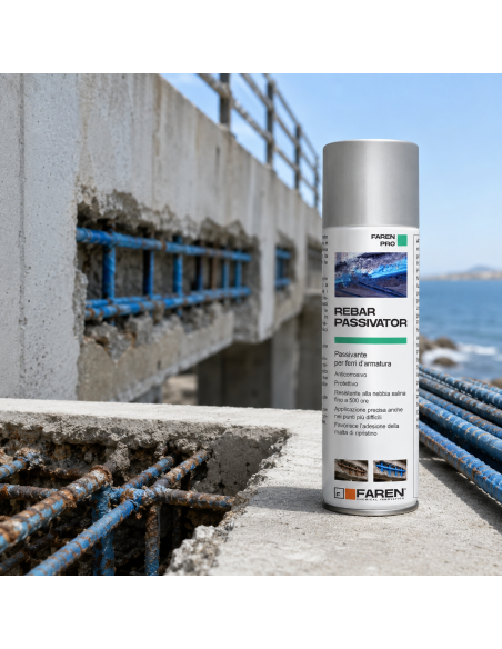 REBAR PASSIVATOR Protettivo Per La Protezione Dei Ferri D’Armatura 500 ml FAREN - foto 3