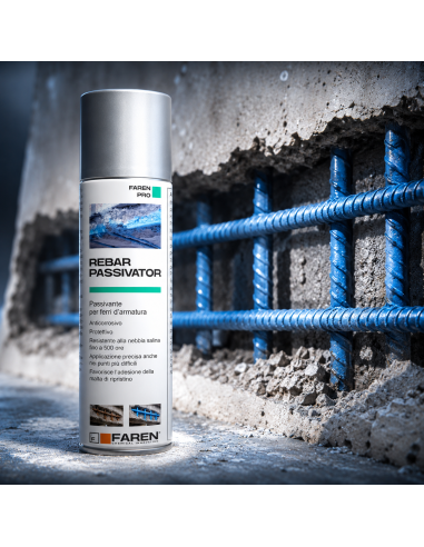 REBAR PASSIVATOR Protettivo Per La Protezione Dei Ferri D’Armatura 500 ml FAREN - foto 5
