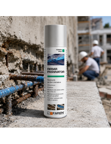 REBAR PASSIVATOR Protettivo Per La Protezione Dei Ferri D’Armatura 500 ml FAREN - foto 6