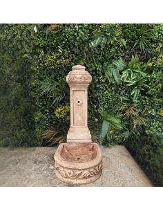 Fontana Calcestruzzo Cemento Senza Rubinetto 51x62xH.120cm Modello Spagnola FORTUNATO - foto 6