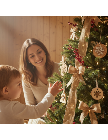 GranPino Albero Di Natale Imponente Con Chioma Ricca E Realistica Stile Americano FORTUNATO - foto 8
