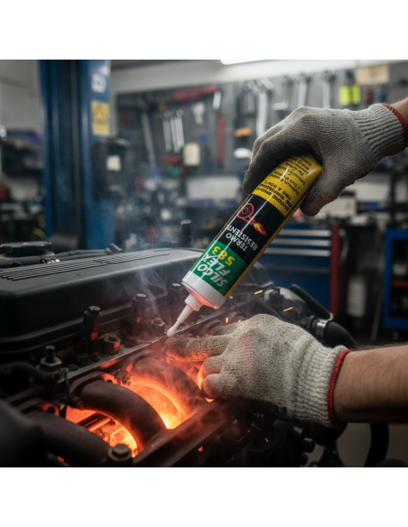 Silcoflex 583 Sigillante Nero Resistente Al Calore 300 ml SIGILL - foto 4