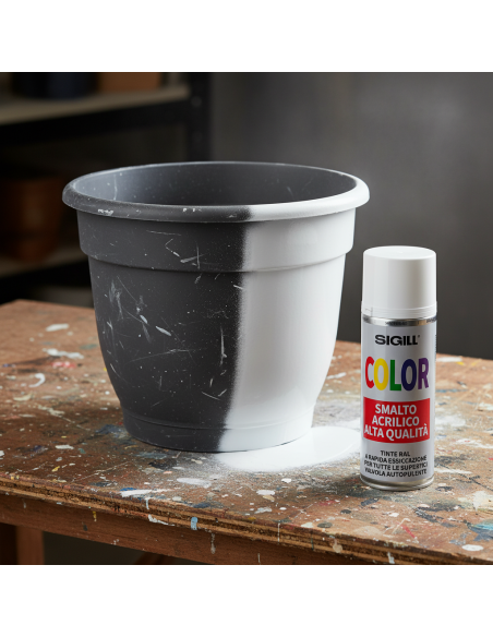 Color Smalto Acrilico Spray Di Alta Qualità Per Tutte Le Superfici 400 ml SIGILL - foto 5