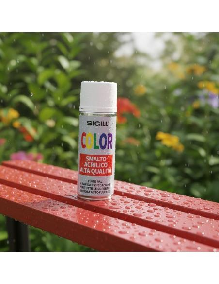 Color Smalto Acrilico Spray Di Alta Qualità Per Tutte Le Superfici 400 ml SIGILL - foto 7