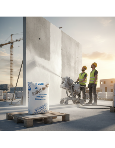 Intonaco Di Fondo Calce Intomap R2 Per Murature 25 Kg Mapei - foto 5