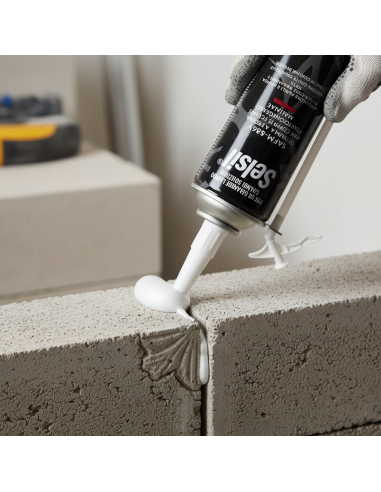 Schiuma Adesiva Manuale SAFM-865 Per Cappotto, Coppi E Cartongesso 750 ml SELSIL - foto 5