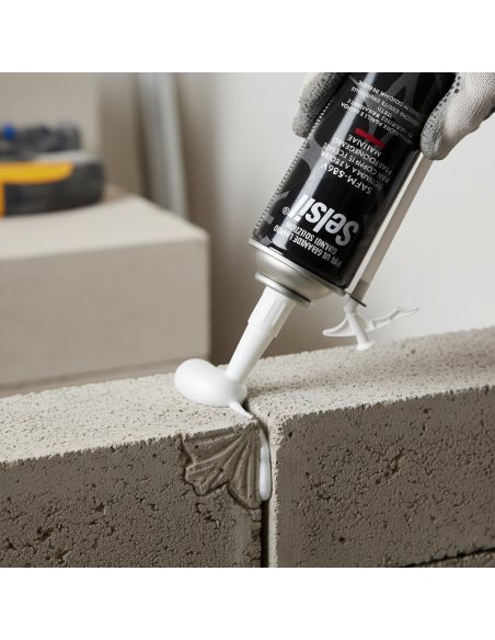 Schiuma Adesiva Manuale SAFM-865 Per Cappotto, Coppi E Cartongesso 750 ml SELSIL - foto 5