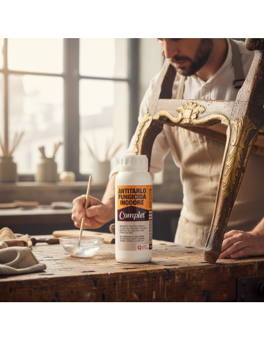Complet Antitarlo Per Legno Fungicida Inodore 500 ml SIGILL - foto 5