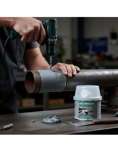 Stucco Metallico Resistente Per Riparazioni E Ricostruzioni 125 ml SIGILL - foto 5