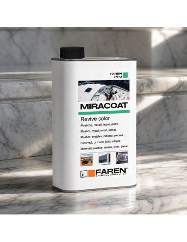 MIRACOAT L Protettivo Rigenerante Ravviva Colore Multi-Superficie 500 ml FAREN - foto 4