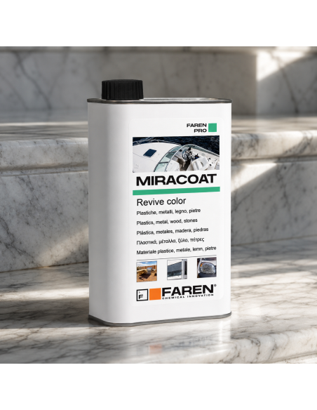 MIRACOAT L Protettivo Rigenerante Ravviva Colore Multi-Superficie 500 ml FAREN - foto 4