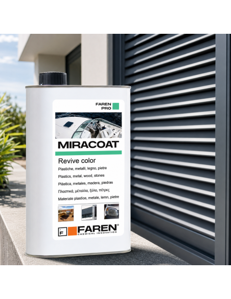 MIRACOAT L Protettivo Rigenerante Ravviva Colore Multi-Superficie 500 ml FAREN - foto 5