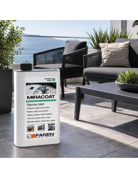 MIRACOAT L Protettivo Rigenerante Ravviva Colore Multi-Superficie 500 ml 3 Pezzi FAREN - foto 2