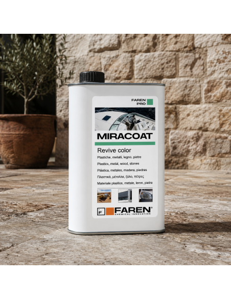 MIRACOAT L Protettivo Rigenerante Ravviva Colore Multi-Superficie 500 ml 3 Pezzi FAREN - foto 3