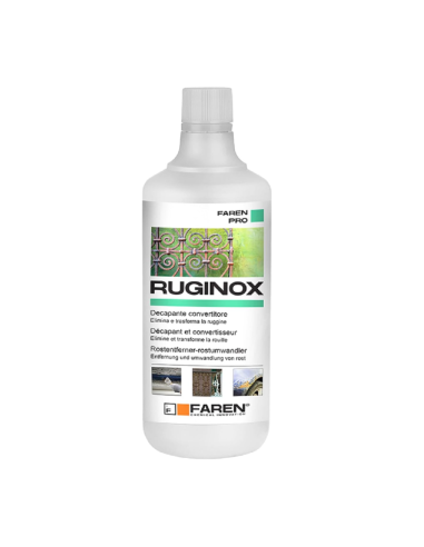 RUGINOX Spray Convertitore Di Ruggine Decapante Rimuove Ossidazioni 750 ml - FAREN