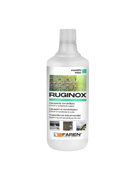 RUGINOX Spray Convertitore Di Ruggine Decapante Rimuove Ossidazioni 750 ml - FAREN