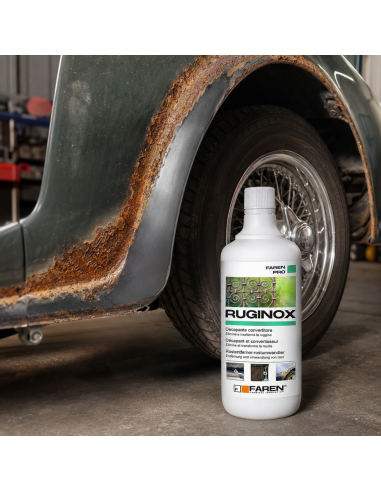 RUGINOX Spray Convertitore Di Ruggine Decapante Rimuove Ossidazioni 750 ml FAREN - foto 6