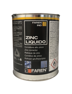 ZINC Zincante A Freddo Puro 98% Brillante Resistente Alte Temperature 750ml - FAREN