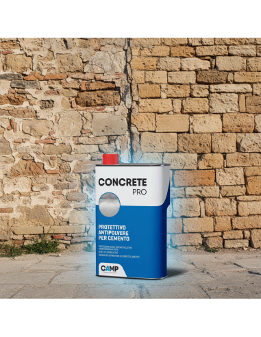 Concrete Pro Consolidante Antipolvere Per Cemento e Pietre Porose 1 L CAMP - foto 3