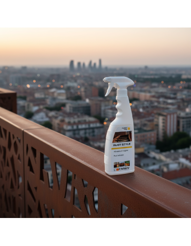 Rust Style Attivatore Ruggine Effetto Corten Su Superfici Ferrose 750 ml FAREN - foto 5