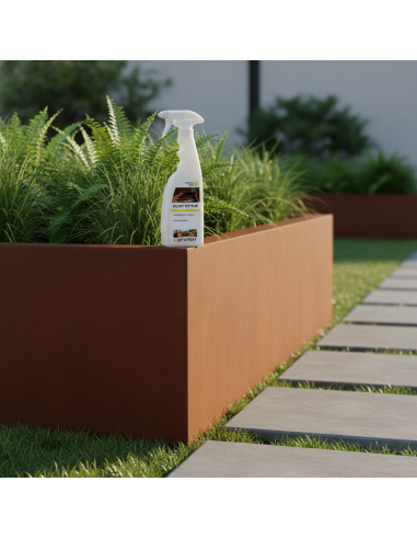 Rust Style Attivatore Ruggine Effetto Corten Su Superfici Ferrose 750 ml FAREN - foto 6